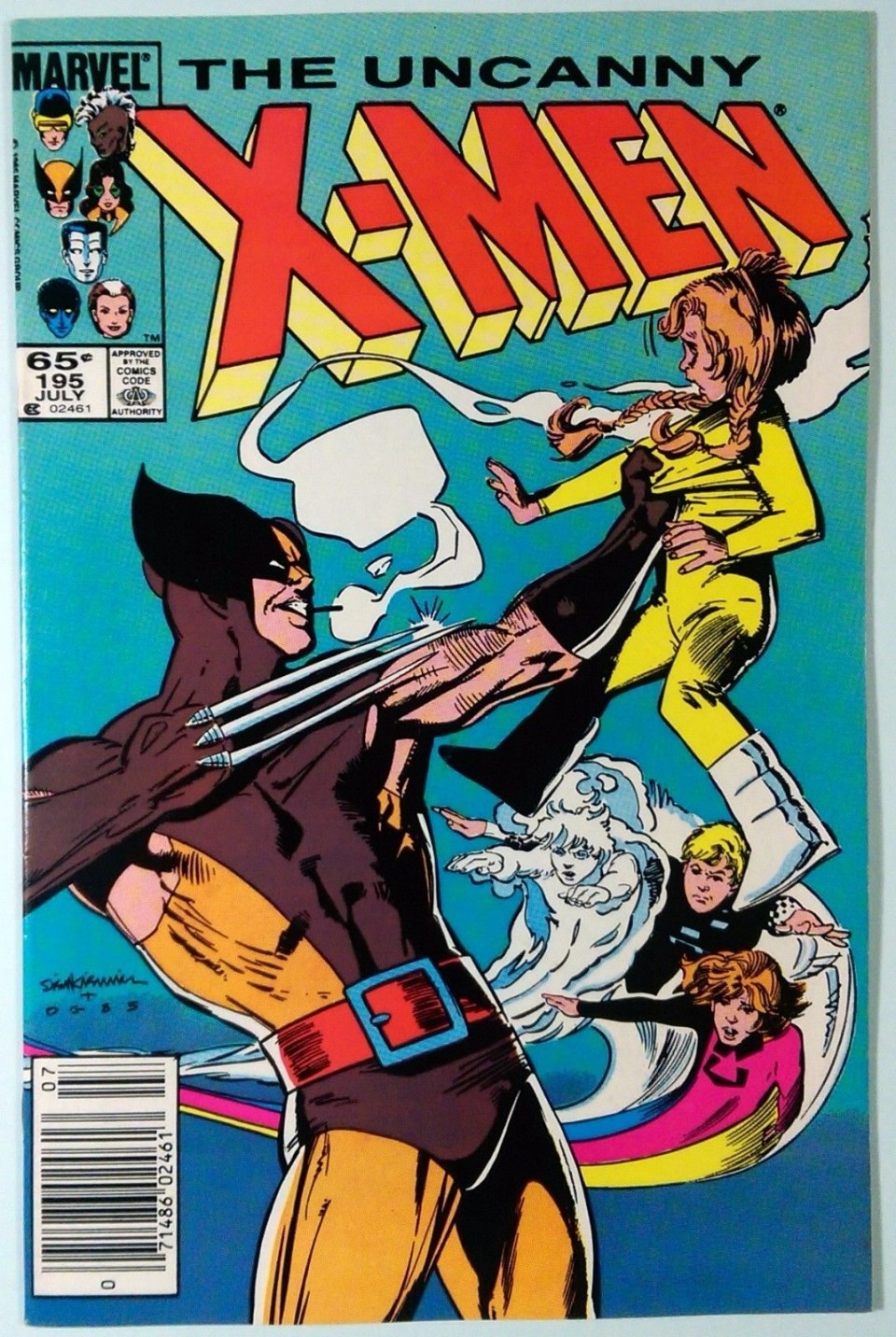 | Uncanny X-Men (1981) #195 VF/NM (9.0) Power Pack appearance