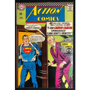 Action Comics (1938) #345 FN/VF (7.5) Superman caught on Candid Camera