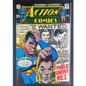 Action Comics (1938) #374 FN+ (6.5) Neal Adams Cover Supergirl