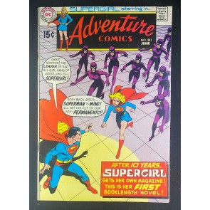 Adventure Comics (1938) #381 VG+ (4.5) 1st Supergirl Solo Book Neal Adams Cover