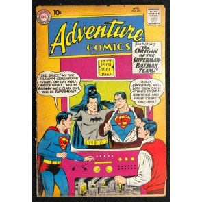 Adventure Comics (1938) #275 VG- (3.5) Origin of the Superman Batman Team-Up