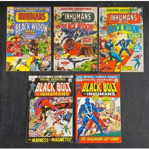 Amazing Adventures (1970) #'s 1 2 3 4 5 6 7 8 9 10 Complete Inhumans Black Widow