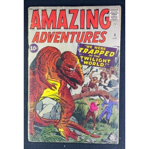 Amazing Adventures (1961) #3 GD+ (2.5) Jack Kirby Cover and Art
