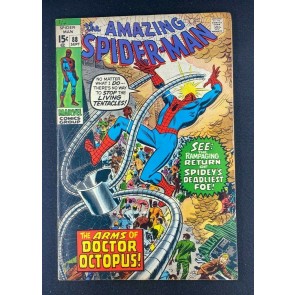 Amazing Spider-Man (1963) #88 FN+ (6.5) Doc Ock Battle Cover John Romita Sr