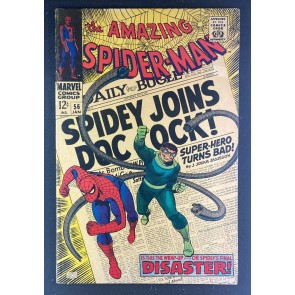 Amazing Spider-Man (1963) #56 FN- (5.5) 1st App Captain Stacy; Doc Ock App