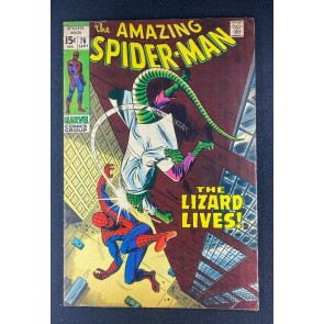 Amazing Spider-Man (1963) #76 FN+ (6.5) Lizard App John Romita Sr John Buscema