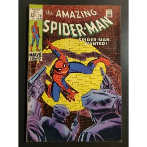 Amazing Spider-Man 70 (1968) F (6.0) 1st app. Vanessa Fisk in cameo |