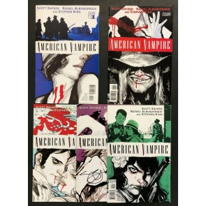 American Vampire (2010) #'s 1 & 2  Second Print #'s 3 4 5 1st Print Complete Set