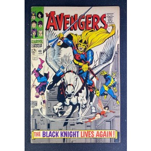 Avengers (1963) #48 VG/FN (5.0) 1st App Black Knight George Tuska Cover/Art