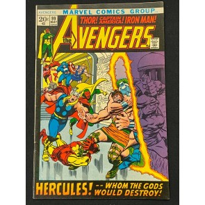 Avengers (1963) #99 FN/VF (7.0) Barry Smith Cover & Art