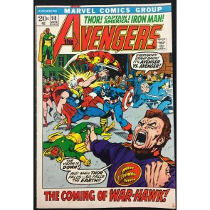 Avengers (1963) 98 FN+ (6.5) Barry Smith cover & art
