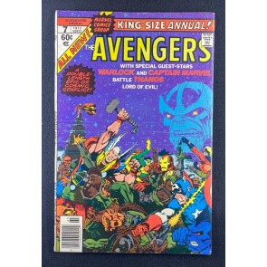 Avengers Annual (1967) #7 FN+ (6.5) Thanos Warlock Jim Starlin Cover and Art