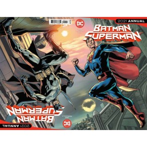 Batman/Superman 2021 Annual VF/NM Bryan Hitch Regular Wraparound Cover