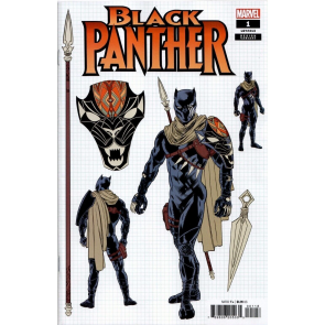 Black Panther (2023) #1 NM Chris Allen 1:10 Design Variant Cover