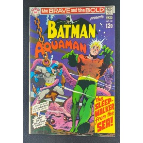 Brave and the Bold (1955) #82 FN (6.0) Batman Aquaman Neal Adams Cover & Art