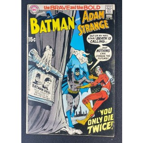 Brave and the Bold (1955) #90 FN+ (6.5) Batman Adam Strange Neal Adams Cover
