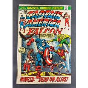 Captain America (1968) #154 FN (6.0) Falcon Avengers Sal Buscema
