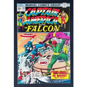 Captain America (1968) #184 NM (9.4) Falcon Red Skull Returns John Romita