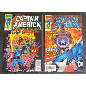 Captain America: Sentinel of Liberty (1998) #'s 8 9 NM 1st Sam Wilson as Cap