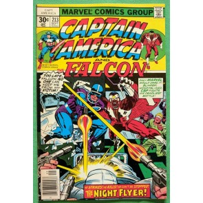 Captain America (1968) & Falcon #213 VF/NM (9.0) Jack Kirby cover, art & script
