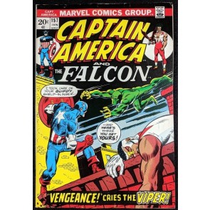 Captain America (1968) #157 FN+ (6.5) 1st app Viper