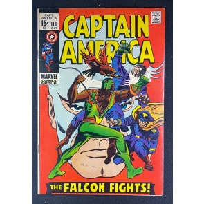 Captain America (1968) #118 FN+ (6.5) 2nd App Falcon & Redwing Gene Colan