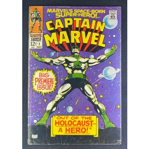 Captain Marvel (1968) #1 GD/VG (3.0) Gene Colan Cover and Art