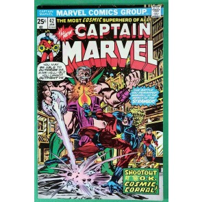 Captain Marvel (1968) #42 VF- (7.5) versus The Stranger