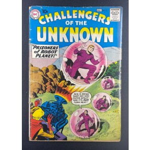 Challengers of the Unknown (1958) #8 VG+ (4.5) 1st App Drabny Jack Kirby Art