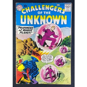 Challengers of the Unknown (1958) #8 VG (4.0) Jack Kirby Cover Art Story