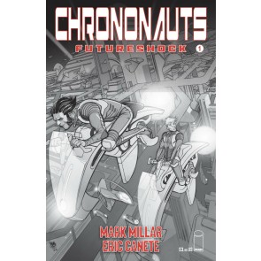 Chrononauts: Futureshock (2019) #1 VF/NM Black & White Cover B Pasqual Ferry