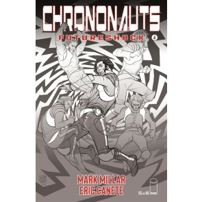 Chrononauts: Futureshock (2019) #4 VF/NM Black & White Cover B Pasqual Ferry