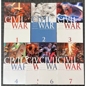 Civil War (2006) #'s 1 2 3 4 5 6 7 Complete VF- (7.5) Lot McNiven Millar