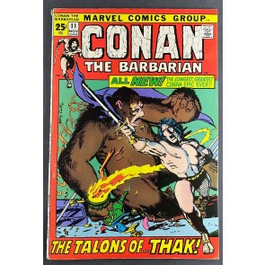 Conan the Barbarian (1970) #11 FN+ (6.5) Barry Windsor-Smith Cover and Art