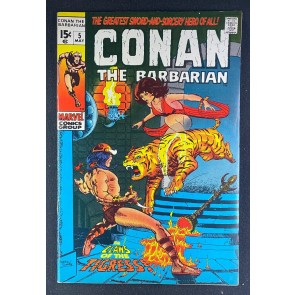 Conan the Barbarian (1970) #5 VF- (7.5) Barry Windsor-Smith Robert E. Howard