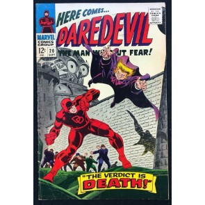 Daredevil (1964) #20 FN (6.0) vs Owl 1st Gene Colan art