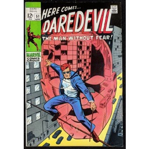 Daredevil (1964) #51 FN/VF (7.0)  Barry Smith Art