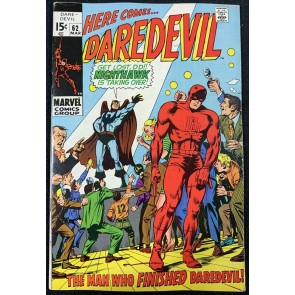Daredevil (1964) #62 FN+ (6.5) Origin of Nighthawk