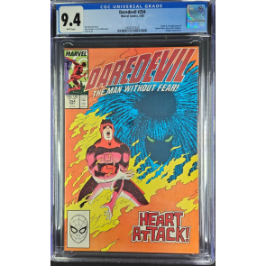 Daredevil #254 (1988) CGC 9.4 WP NM 1st app Typhoid Mary (4300557020)|
