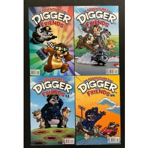 Digger & Friends (2009) #'s 1 2 3 4 Complete VF+ Set IDW