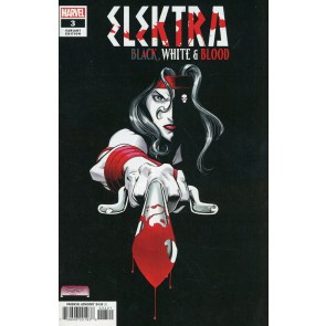 Elektra: Black, White & Blood (2022) #3 NM Mark Bagley Variant Cover