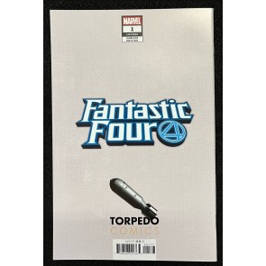 Fantastic Four (2018) #1 NM Signed Dan Slott Humberto Ramos Virgin Variant Cover