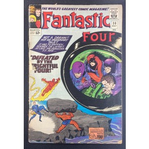 Fantastic Four (1961) #38 GD+ (2.5) Jack Kirby Frightful Four Medusa