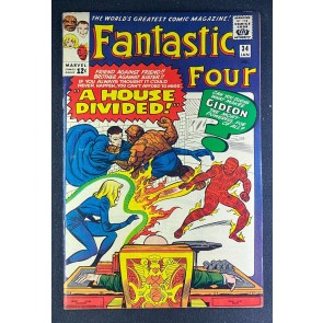 Fantastic Four (1961) #34 FN+ (6.5) 1st App Gregory Gideon Jack Kirby Art