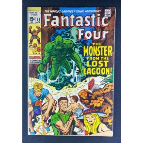 Fantastic Four (1961) #97 FN (6.0) Jack Kirby 1st App The Monster from the Lost