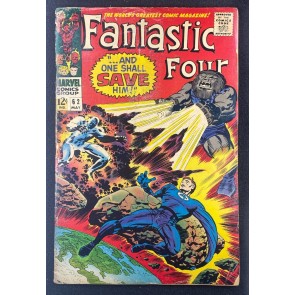Fantastic Four (1961) #62 GD (2.0) Jack Kirby 1st App Blastaar