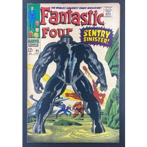 Fantastic Four (1961) #64 FN+ (6.5) Jack Kirby 1st App Daniel Damian