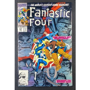 Fantastic Four (1961) #'s 347 348 349 + 347 2nd Print Gold Variant Arthur Adams