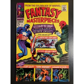 Fantasy Masterpieces #6 (1966) F+ (6.5) Kirby cover, reprints Captain America 7|