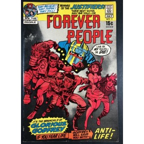 Forever People (1971) #3 FN/VF (7.0) Darkseid app Jack Kirby Story & Art